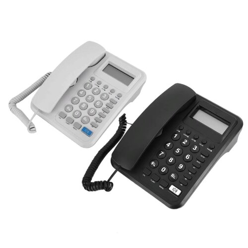 Телефон домашний Pashaphone KX-T2023CID белый, черный