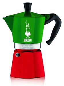 Гейзерная кофеварка Bialetti Tricolor, на 6 чашек 5323 (270 мл)