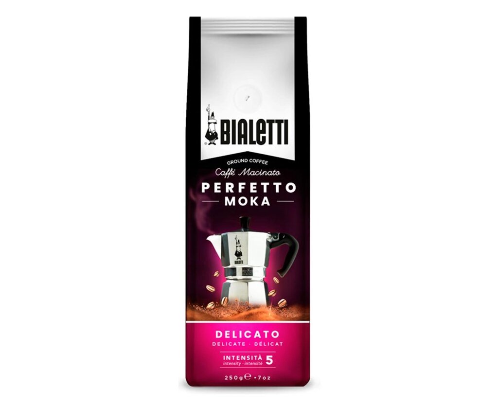 Кофе молотый bialetti perfetto MOKA delicato, 250 г - сравнение