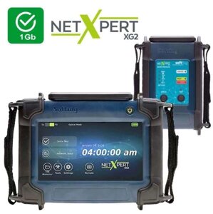 Softing NetXpert XG2-1G - Тестер для квалификации скорости Ethernet до 1 Гбит/с: 1 x основной блок (медь/оптика), 1 x