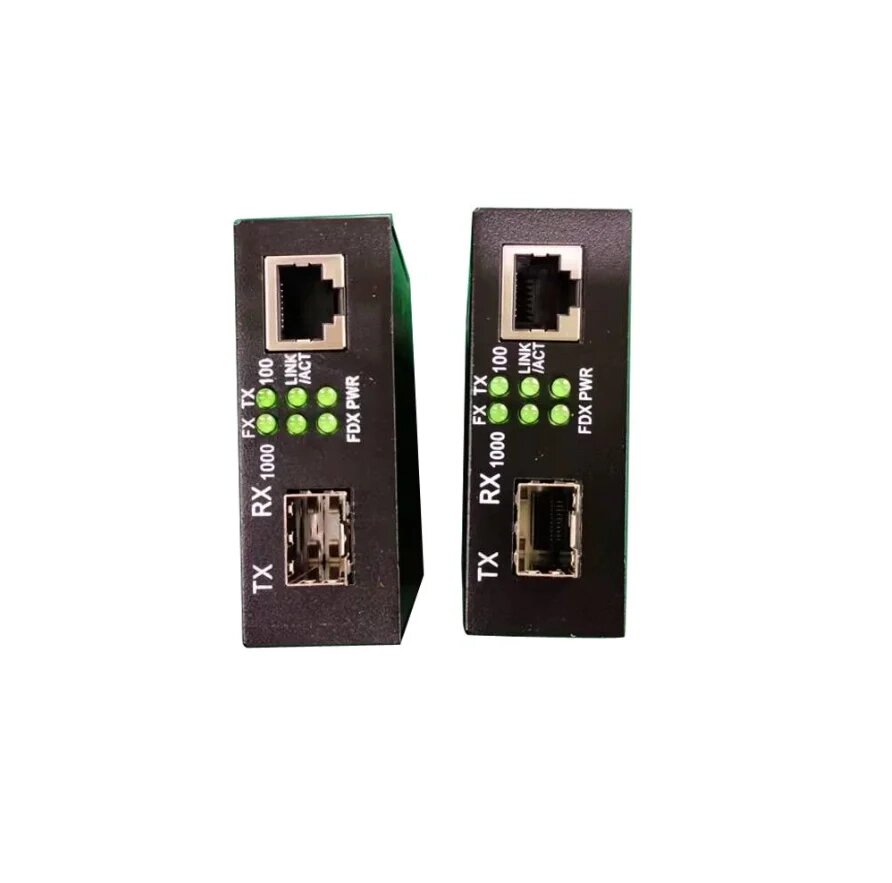 Медиаконвертер TRENSBATTER SFP в RJ45 гигабитный SFP GPON/OLT 1000 от компании ТОО Herz(Герц) - фото 1