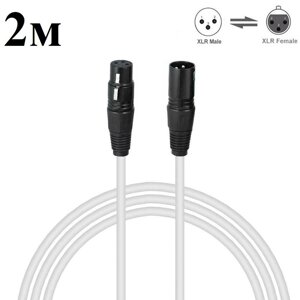 Аудио кабель Орбита XLR -XLR (3pin Male/Female) 2м