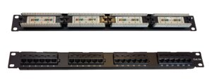 Патч-панель DOWELL Dw-4009, 24 порта, CAT 6