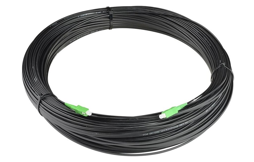 Шнур оптический (патчкорд) Outdoor FTTH-SC/APC 100м от компании ТОО Herz(Герц) - фото 1