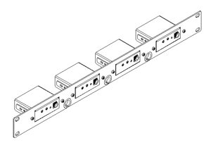 Адаптер Kramer RK-4PT 1U для 19 стойки для 4 приборов PicoTools