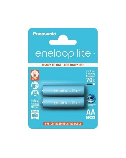 Аккумулятор PANASONIC Eneloop Lite AA 950 mAh/2B от компании icopy - фото 1