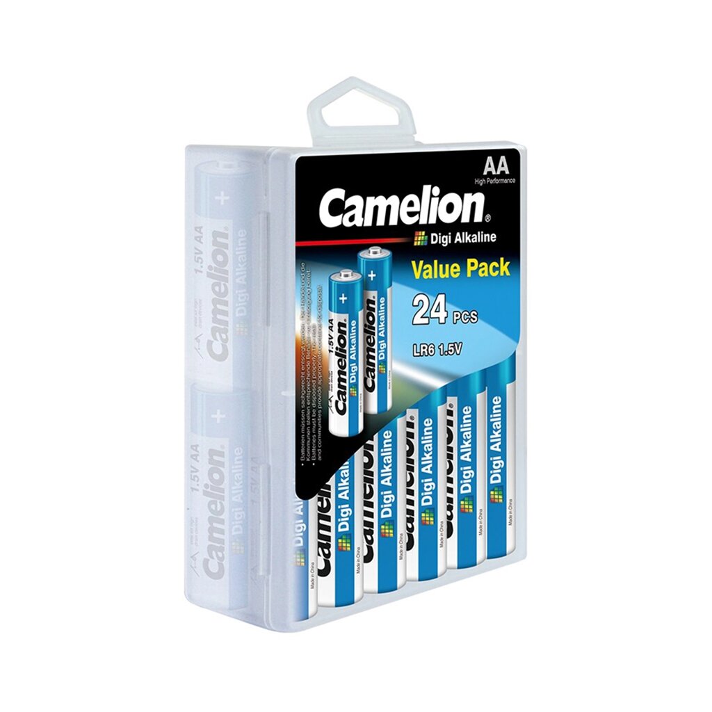 Батарейка CAMELION Digi Alkaline LR6-PBH24DG 24 шт. в упак. от компании icopy - фото 1