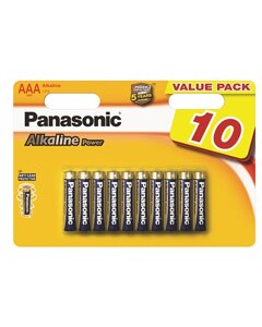 Батарейка щелочная PANASONIC Alkaline Power AAA/10B