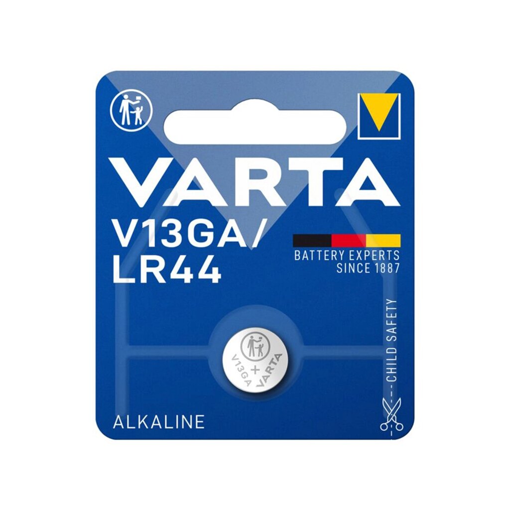 Батарейка VARTA Electronics V13GA - LR44 1.5V (1 шт) от компании icopy - фото 1