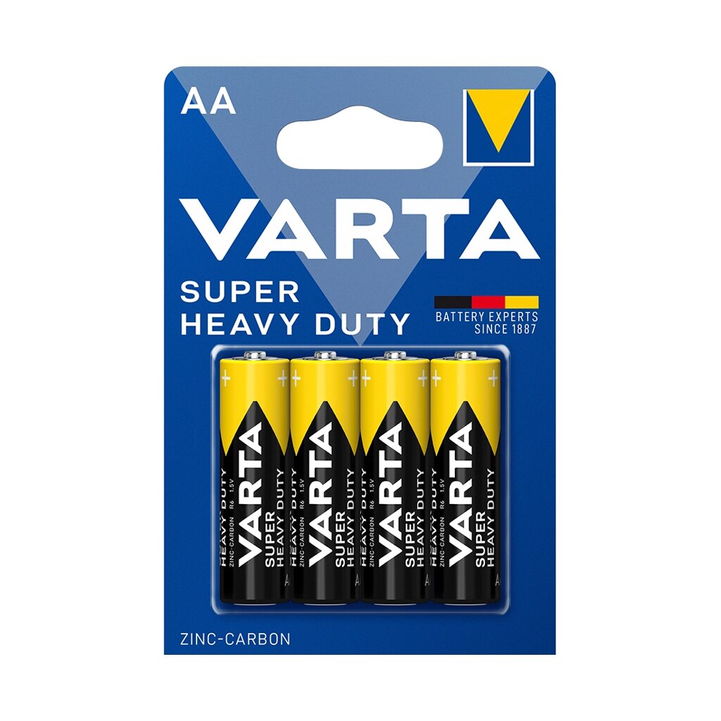 Батарейка VARTA Superlife Mignon 1.5V - R6P/AA 4 шт в блистере от компании icopy - фото 1