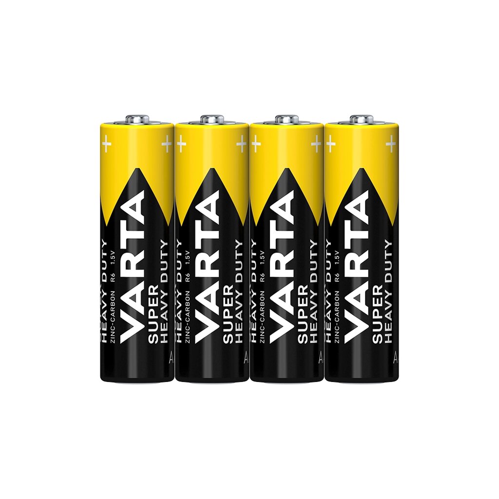 Батарейка VARTA Superlife (Super Heavy Duty) Mignon 1.5V - R6P/AA 4 шт в пленке от компании icopy - фото 1