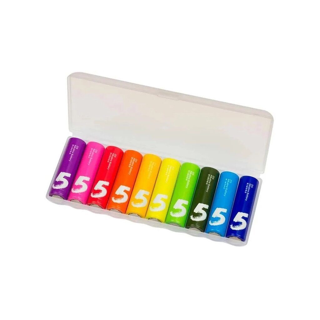 Батарейки Xiaomi AA Rainbow Batteries (10 штук в упаковке) от компании icopy - фото 1