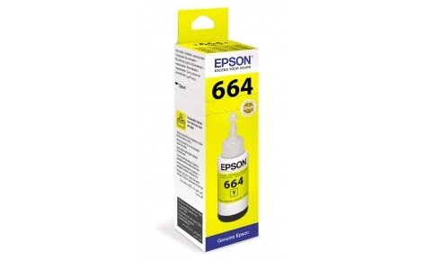 Чернила Epson C13T66444A L100/110/120/1300/132/200/210/222/300/312/350/355/362/366/456/550/555/566 желтый от компании icopy - фото 1