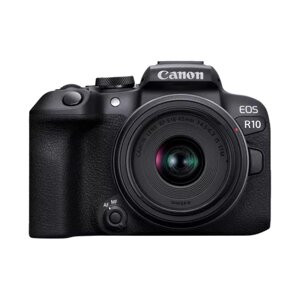 Цифровой фотоаппарат CANON EOS R10 + RF-S 18-45 mm IS STM black