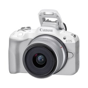 Цифровой фотоаппарат CANON EOS R50 + RF-S 18-45 mm IS STM white