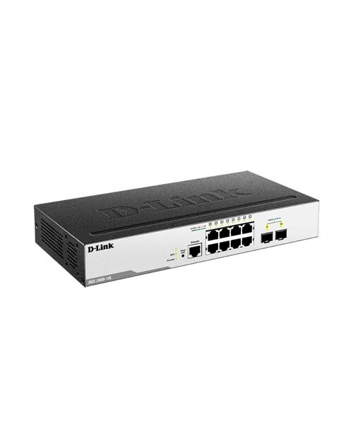 D-Link DGS-3000-10L Управляемый L2 коммутатор с 8 портами 1000Base-T и 2 портами 1000Base-X SFP от компании icopy - фото 1