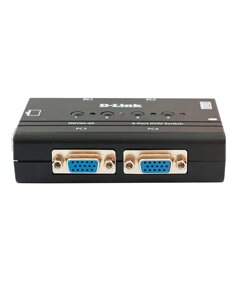 D-Link DKVM-4K/B3A 4-порт переключатель KVM с портами PS/2 и VGA