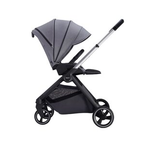 Детская коляска Qborn Kunpeng Two-way lightweight high landscape stroller Technology gray