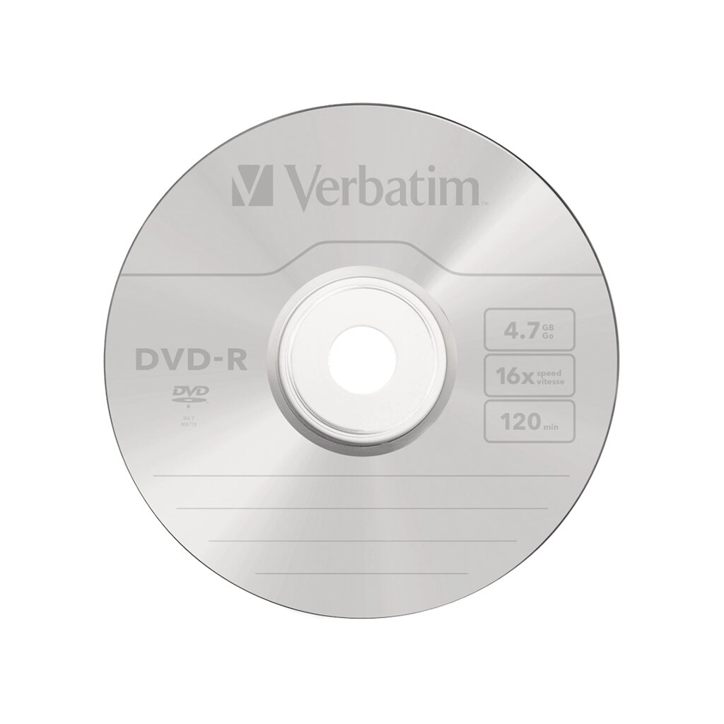 Диск DVD-R Verbatim (43548) 4.7GB 50штук Незаписанный от компании icopy - фото 1