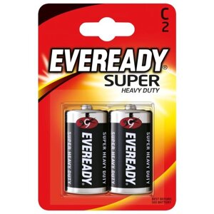 Элемент питания R14-C Eveready SHD 2 штуки в блистере.