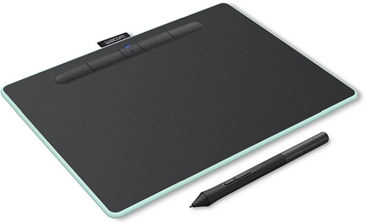 Графический планшет Wacom Intuos M Bluetooth Pistachio фисташковый от компании icopy - фото 1