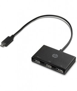 Hp адаптер портов HP Z6a00AA USB-C to 3 USB-A hub