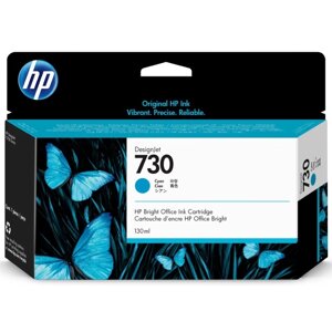 Hp Струйный картридж HP P2V62A 730 для HP DesignJet, 130 мл, голубой