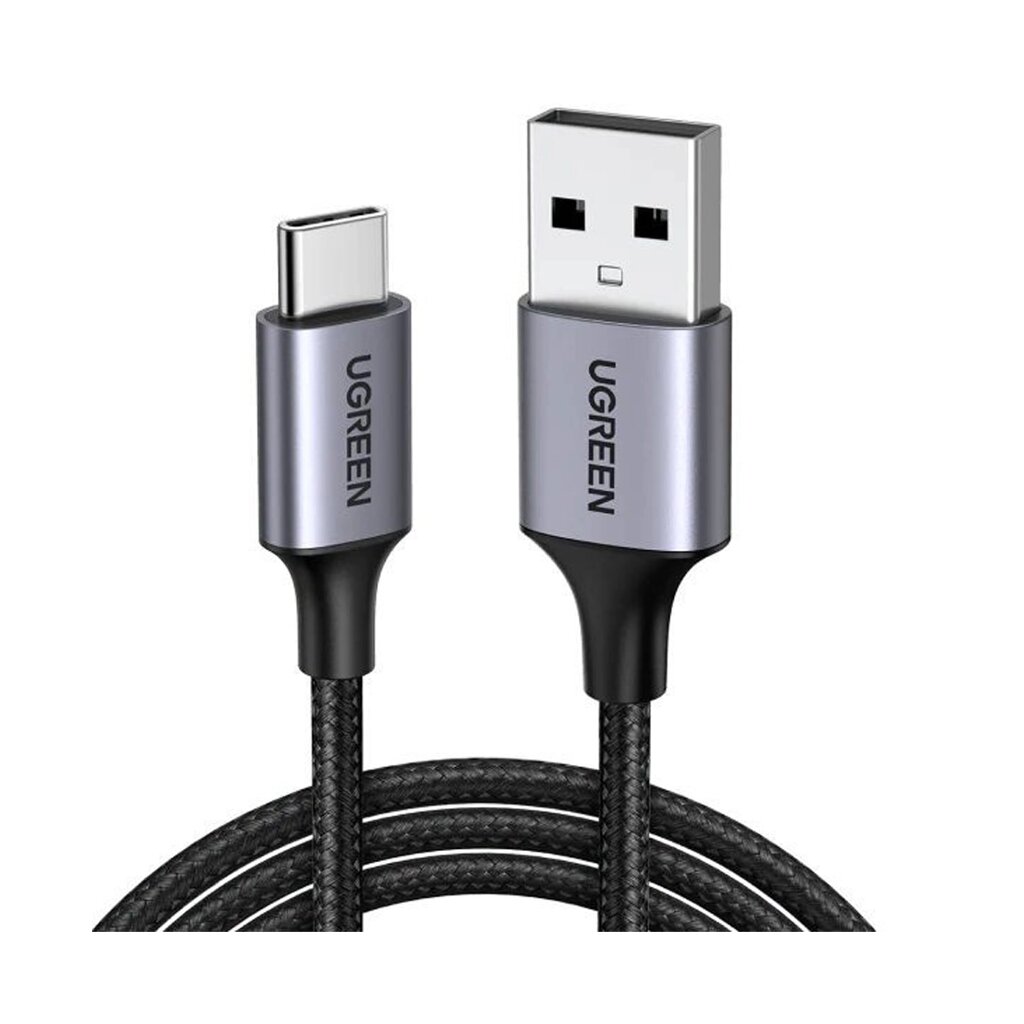 Интерфейсный кабель Ugreen US288/60126 USB-A на USB-C 18W 1 м Чёрный от компании icopy - фото 1