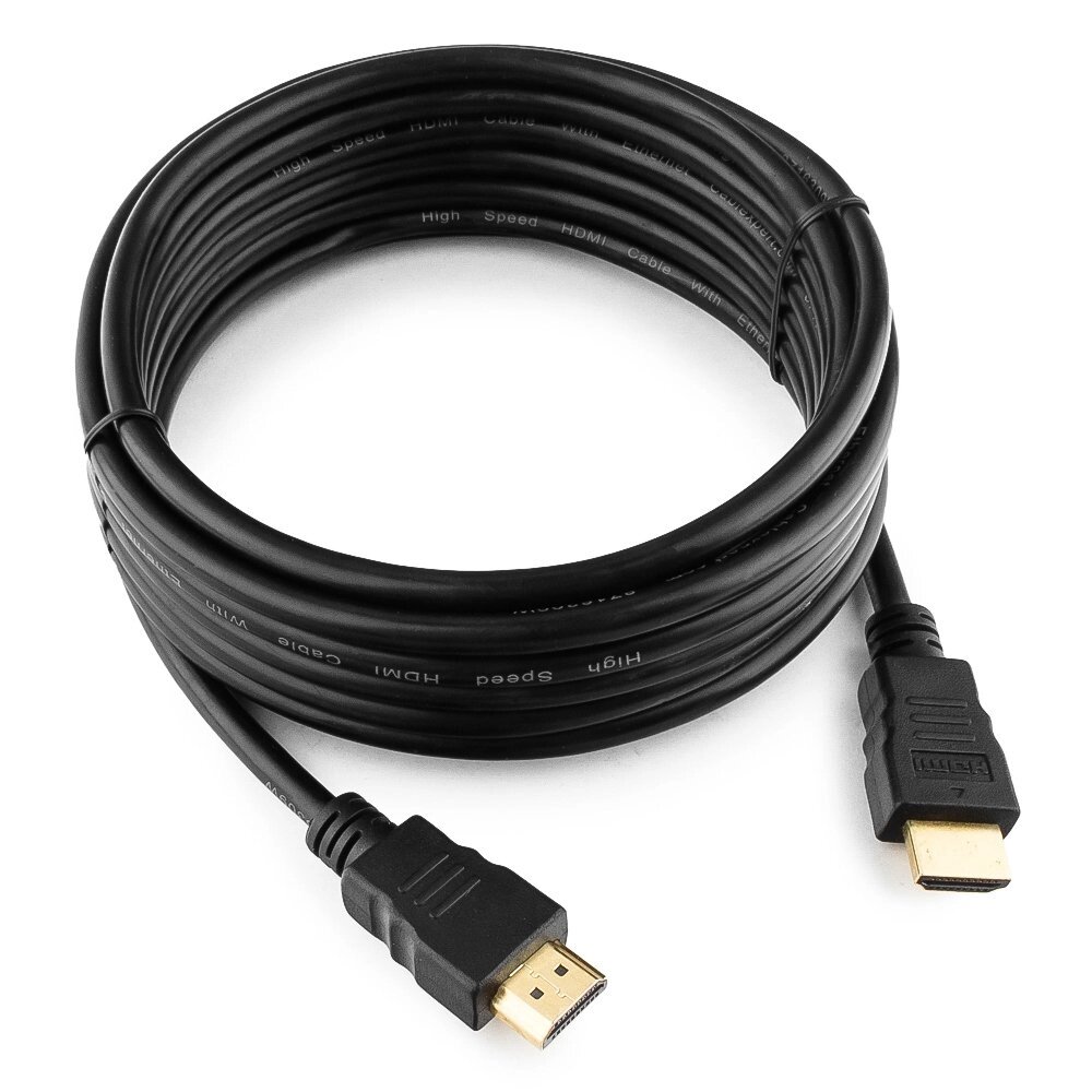 Кабель HDMI Cablexpert CC-HDMI4-15, 4.5м, v2.0, 19M/19M, черный, позол. разъемы, экран, пакет от компании icopy - фото 1