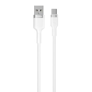 Кабель Olmio Rapid USB 2.0 - Type-C 1.2, 3A белый