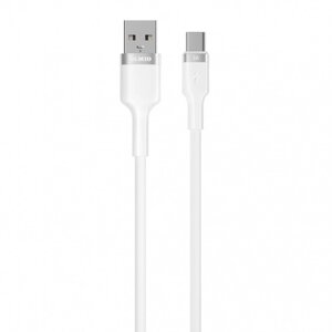Кабель Olmio Rapid USB 2.0 - Type-C 1.2, 3A белый