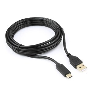 Кабель USB cablexpert CCP-USB2-AMCM-10, USB2.0 AM/USB type-C, 3м, пакет