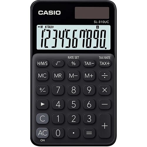 Калькулятор карманный CASIO SL-310UC-BK-W-EC от компании icopy - фото 1