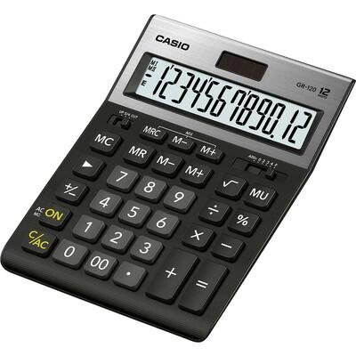 Калькулятор настольный CASIO GR-120-W-EP от компании icopy - фото 1