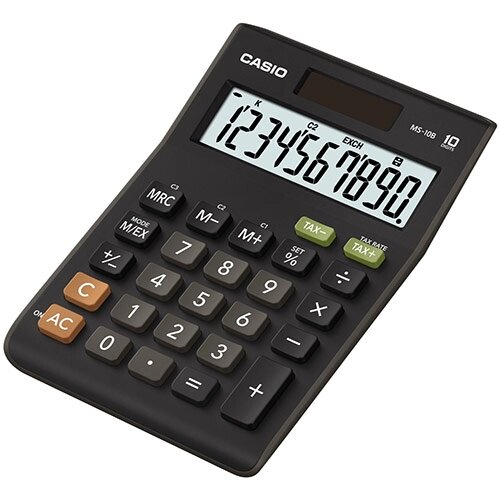 Калькулятор настольный CASIO MS-10B-S-EC от компании icopy - фото 1