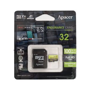 Карта памяти Apacer AP32GEDM0D05-R 32GB с адаптером SD