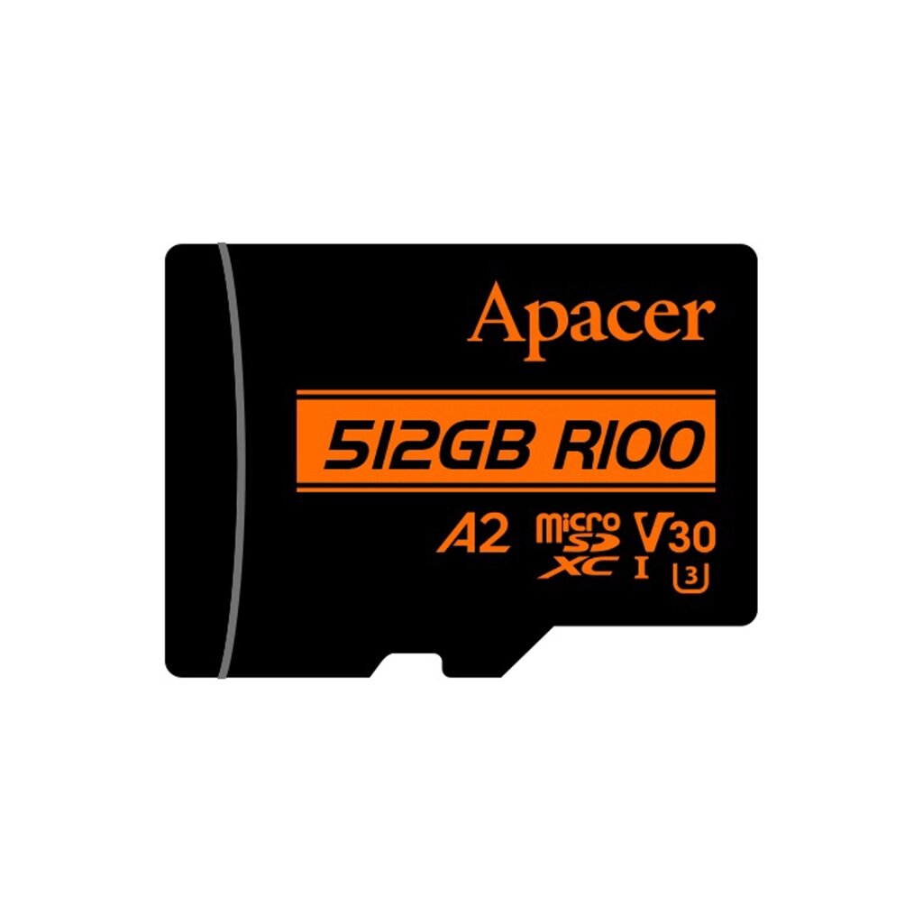 Карта памяти Apacer AP512GMCSX10U8-R 512GB с адаптером SD от компании icopy - фото 1