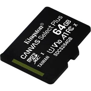 Карта памяти microsd 64GB class 10 UHS-I kingston SDCS2/64GBSP