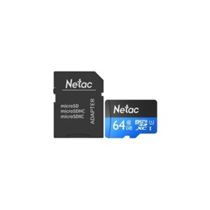 Карта памяти Netac NT02P500STN-064G-R 64GB с адаптером SD