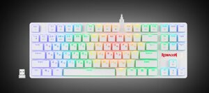 Клавиатура игровая механическая Redragon Anubis белый