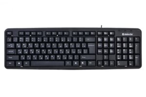 Клавиатура проводная Defender Element HB-520 KZ черный