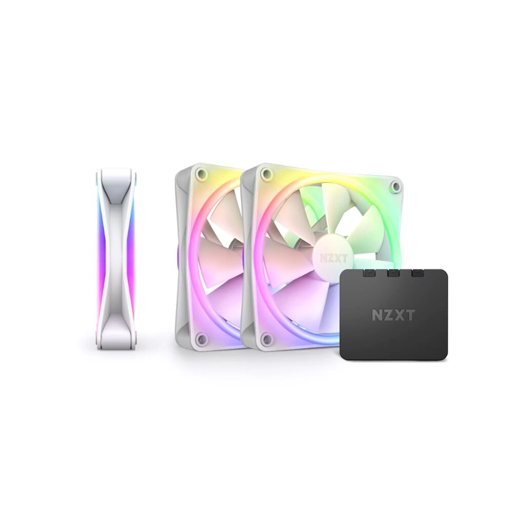 Комплект кулеров для компьютерного корпуса NZXT F120 RGB DUO RF-D12TF-W1 White 3в1 от компании icopy - фото 1