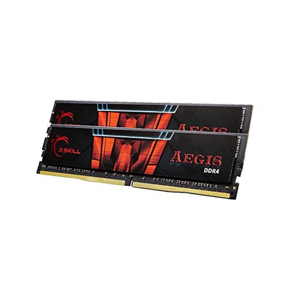 Комплект модулей памяти G. SKILL Aegis F4-2400C15D-16GIS DDR4 16GB (Kit 2x8GB) 2400MHz от компании icopy - фото 1