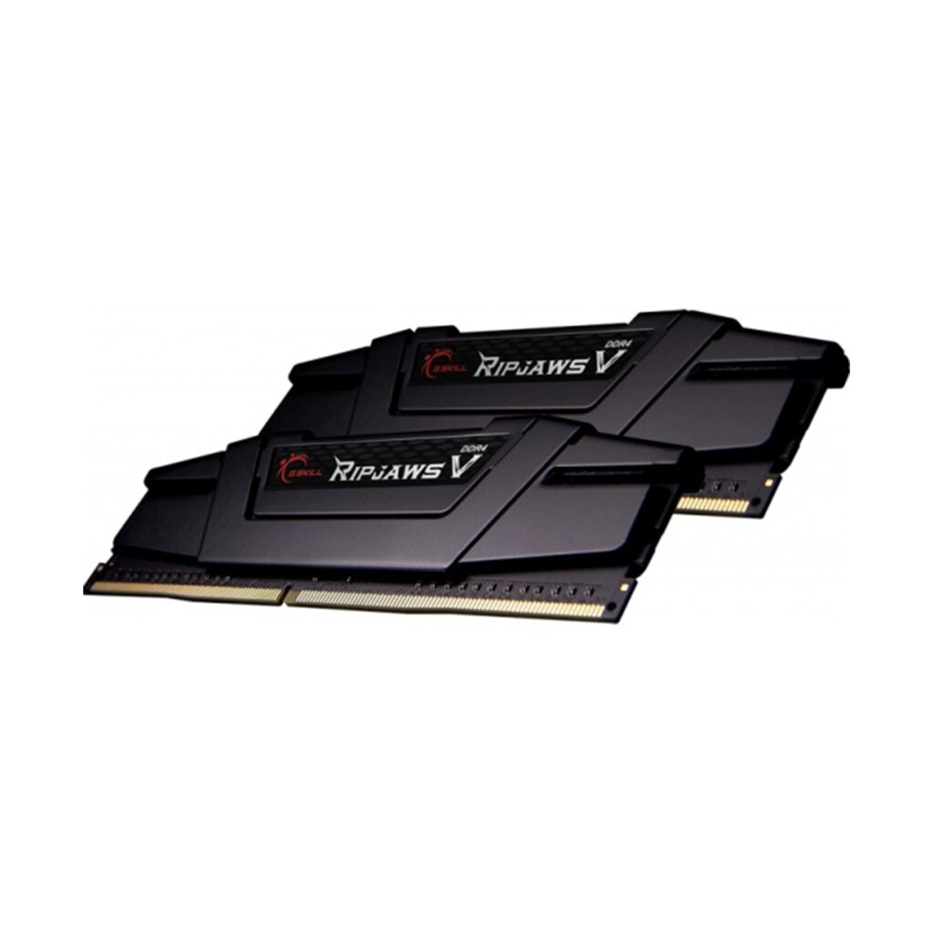 Комплект модулей памяти G. SKILL RipjawsV F4-3200C14D-64GVK DDR4 64GB (Kit 2x32GB) 3200MHz от компании icopy - фото 1