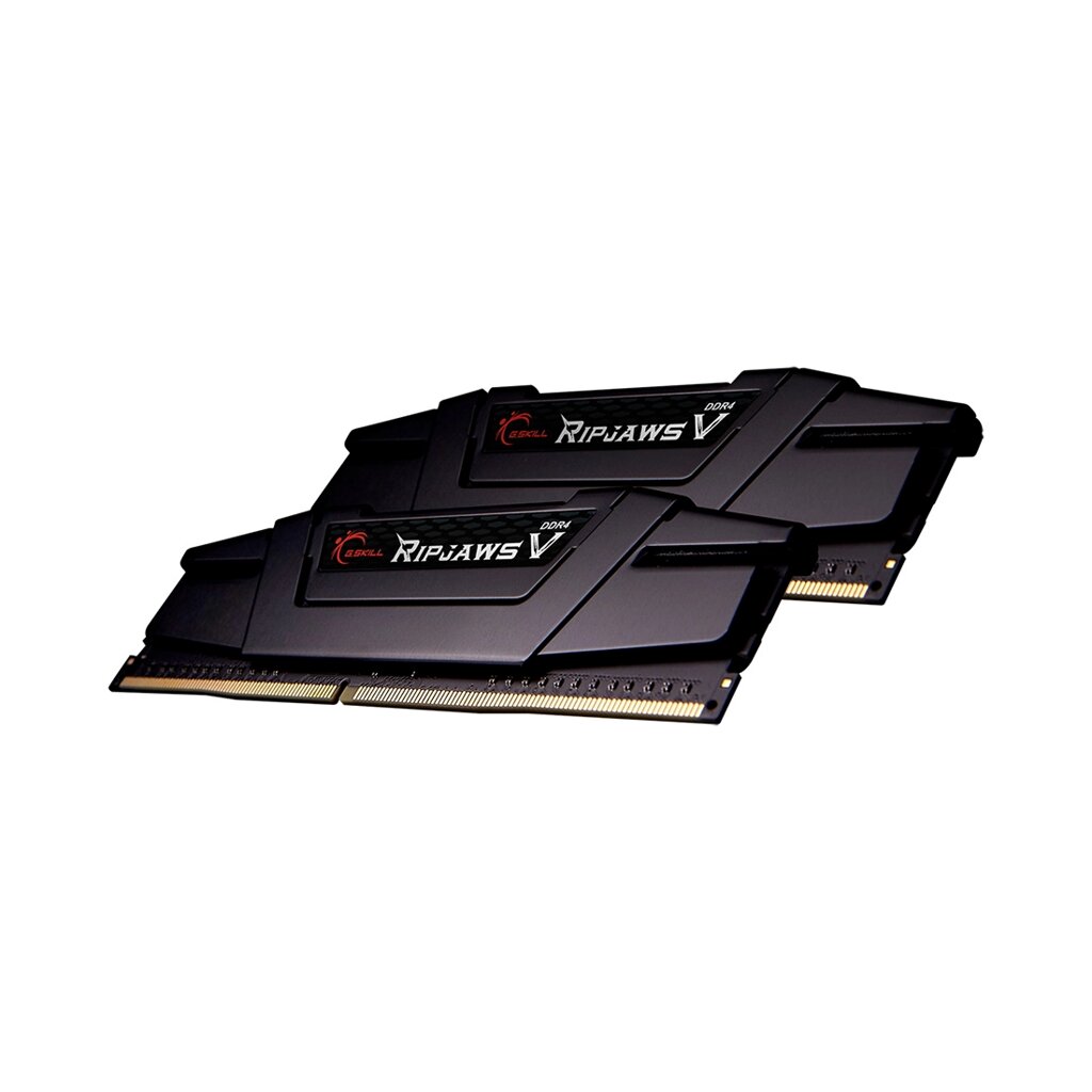 Комплект модулей памяти G. SKILL RipjawsV F4-3200C16D-16GVGB DDR4 16GB (Kit 2x8GB) 3200MHz от компании icopy - фото 1