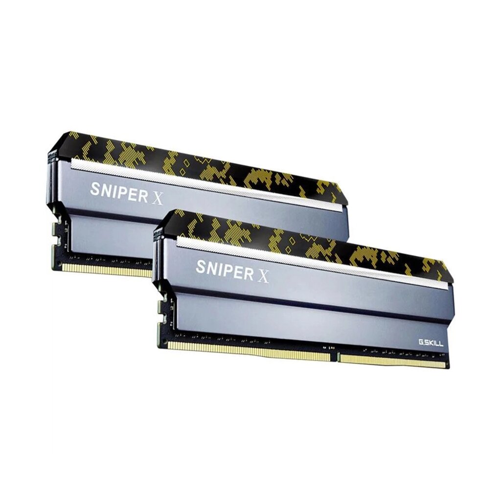 Комплект модулей памяти G. SKILL SniperX F4-2666C19D-16GSXK DDR4 16GB (Kit 2x8GB) 2666MHz от компании icopy - фото 1