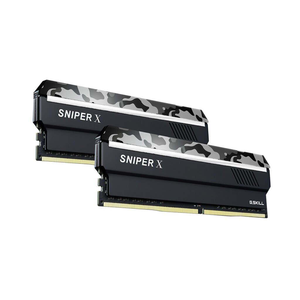 Комплект модулей памяти G. SKILL SniperX F4-2666C19D-16GSXW DDR4 16GB (Kit 2x8GB) 2666MHz от компании icopy - фото 1