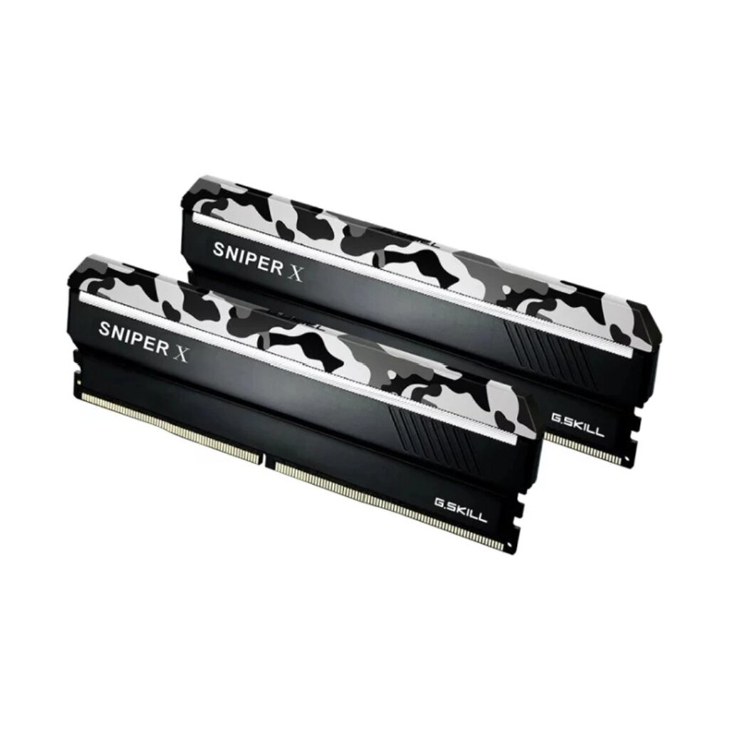 Комплект модулей памяти G. SKILL SniperX F4-3200C16D-16GSXWB DDR4 16GB (Kit 2x8GB) 3200MHz от компании icopy - фото 1