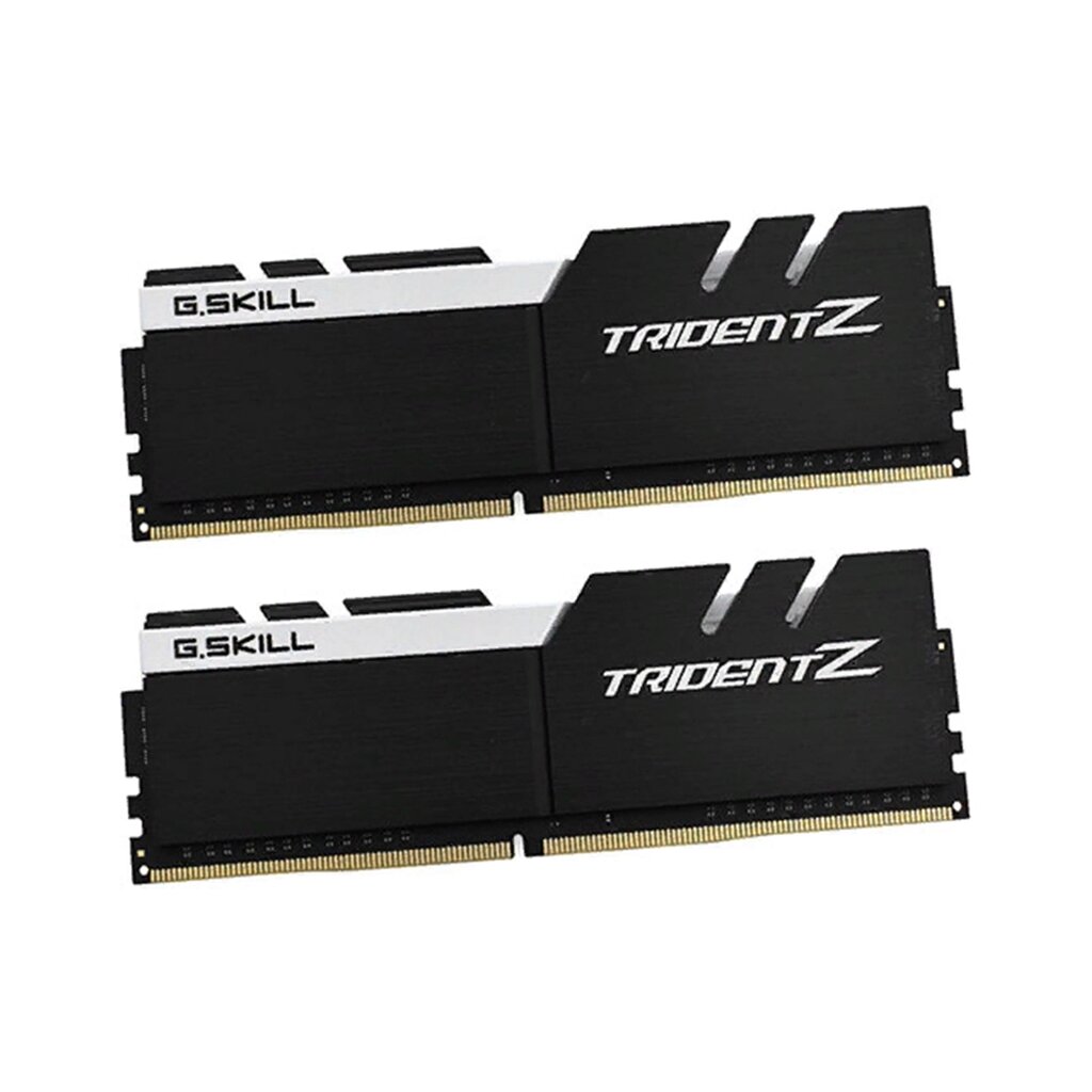 Комплект модулей памяти G. SKILL TridentZ F4-3200C16D-16GTZKW DDR4 16GB (Kit 2x8GB) 3200MHz от компании icopy - фото 1