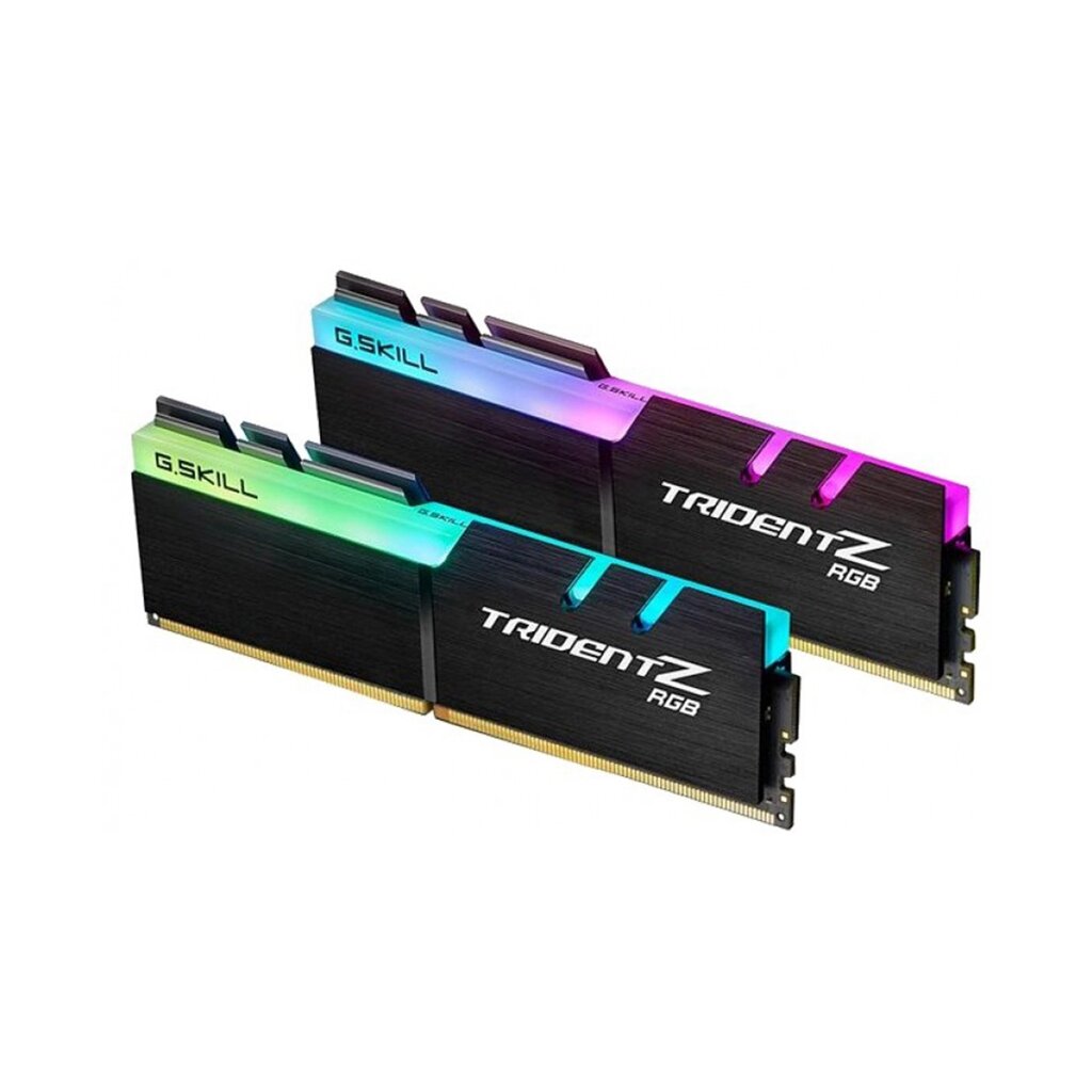 Комплект модулей памяти G. SKILL TridentZ RGB F4-2666C18D-16GTZR DDR4 16GB (Kit 2x8GB) 3200MHz от компании icopy - фото 1